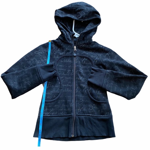RARE Lululemon Manifesto Chalkboard Scuba Hoodie - Picture 12 of 12